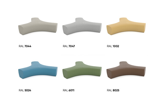 Outdoor furniture - Outi bench module 3