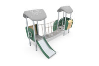 Play tower - Mini double tower suspension bridge