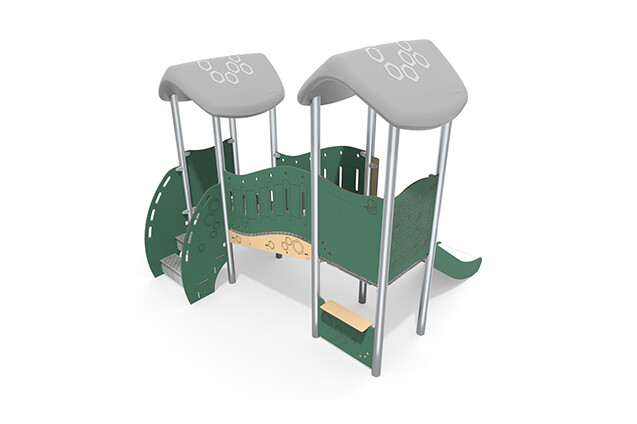 Play tower - Mini double tower two slides