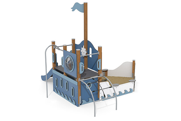 Play ship - ECO ship with sandbox blue