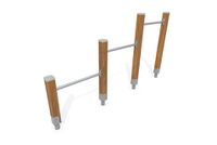 Obstacle course - ECO horizontal bar with three bars