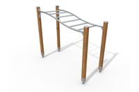 Obstacle course - ECO curved monkey bars