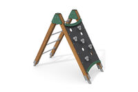 Obstacle course - ECO climbing ladder green