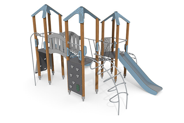 Play tower - ECO triple tower slide blue