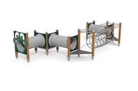 Obstacle course - ECO motor skills course crawl tube green