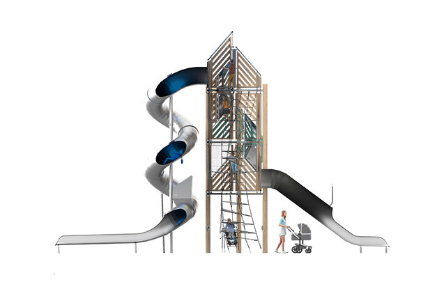 Play tower - Mega Robinie 1
