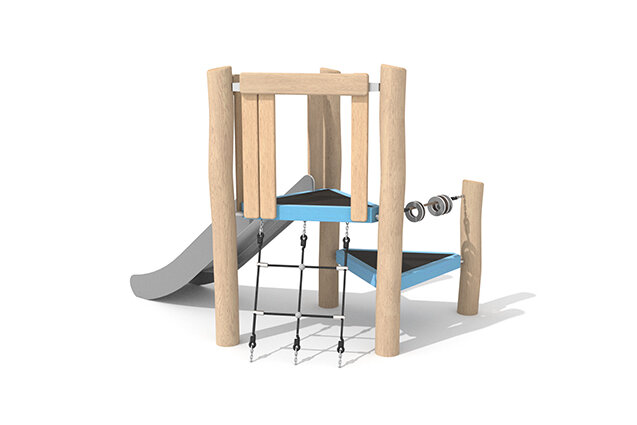 Play tower - Robinia Scandic small tower with slide
