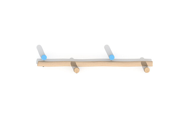 Obstacle course - Robinia Scandic low balance beam