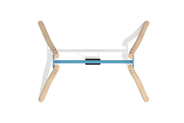 Swing - Robinia Scandic with classic swing seat