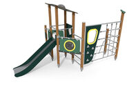 Play tower - ECO single tower climbing course green