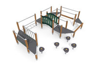 Obstacle course - ECO obstacle track green