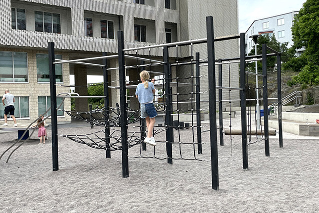 Foto af Obstacle course - rectangular vertical climb net 1 h 3m and w 2m