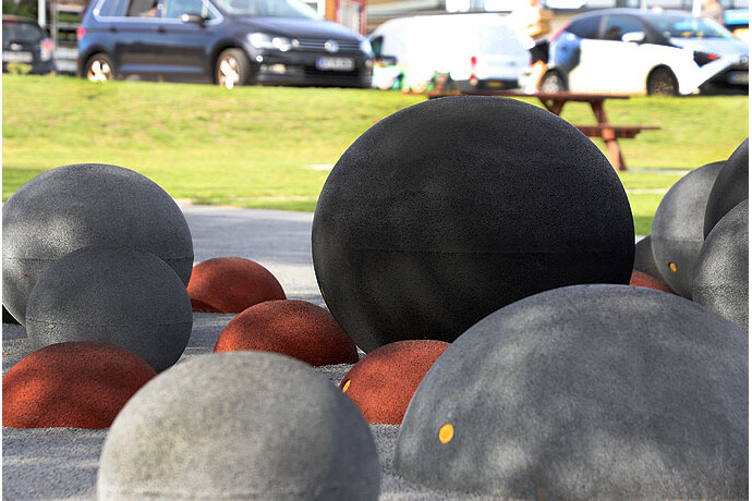 Play sculpture - Rubber ball EPDM ø 0.7m
