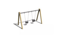 Swing - baby A-frame robinia and steel h 2.1m