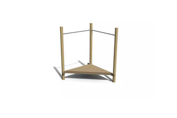 Obstacle course - triangular platform h 0.5m robinia