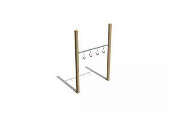 Obstacle course - monkey bar with rings h 3m and w 2m