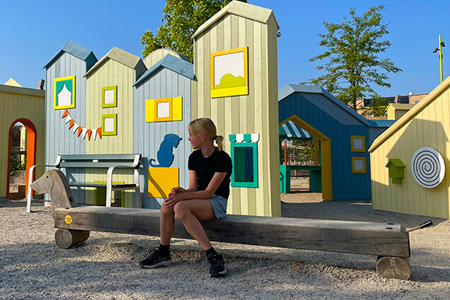 Foto af Play sculpture - dog
