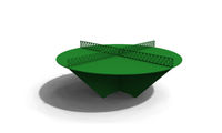 Pingout table tennis table - Round