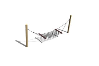 Swing - hammock single robinia wood h 1.6m