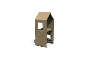 Play tower - with roof Theodor 2