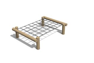 Obstacle course - rectangular horizontal crawl net h 0.6m and w 2.4m